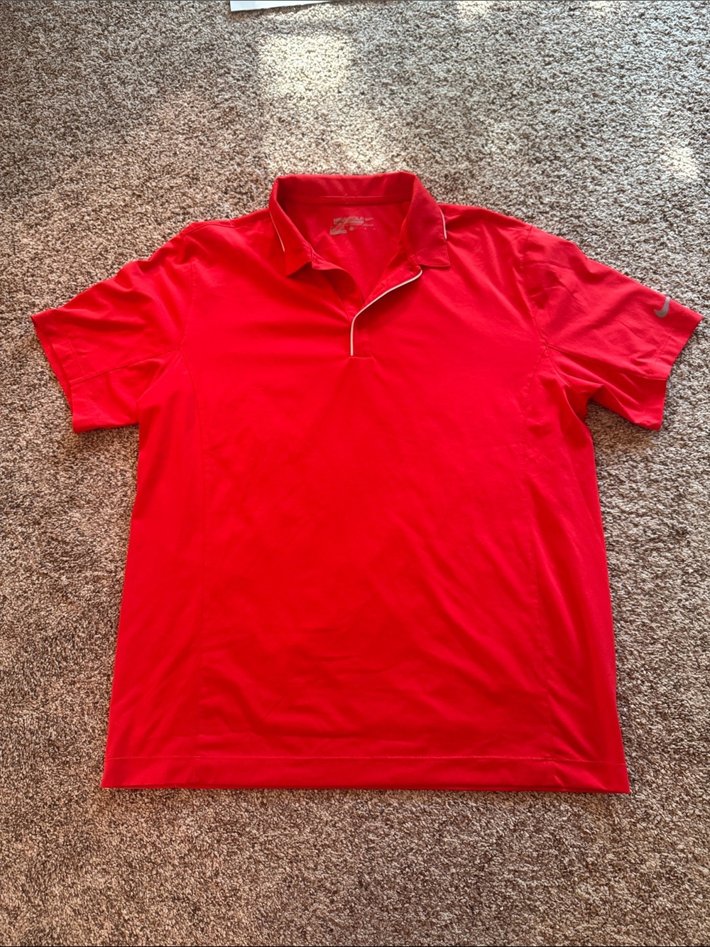 Nike Men's Bright Red Golf Polo